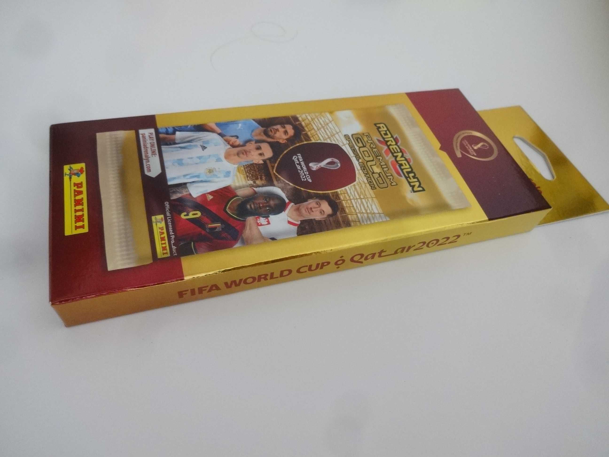 Panini Qatar 2022 Saszetka Nowa Gold Limited Edition Messi Lewandowski