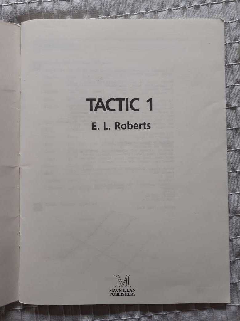 Ćwiczenia do angielskiego Tactic 1  E. L. Roberts Workbook Macmillan