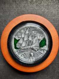 Hms Bounty 2000cfa moneta kolekcjonerska