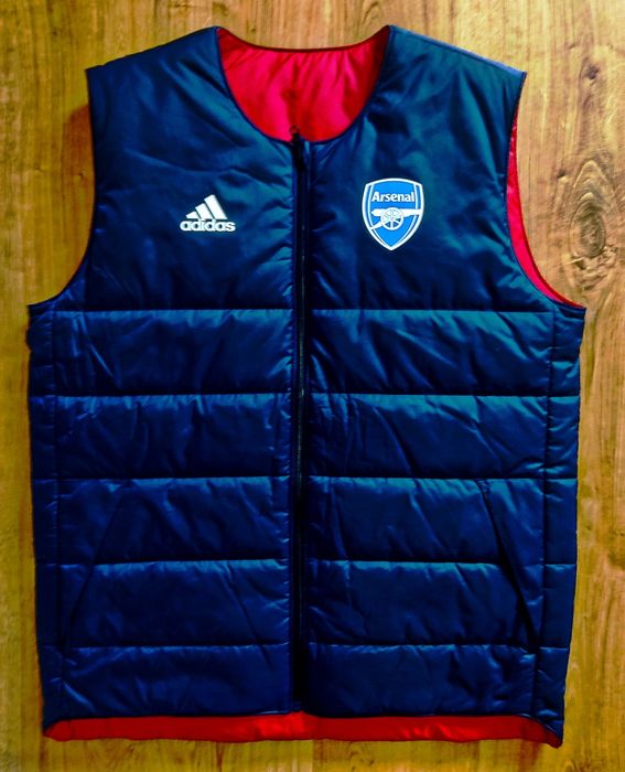 Dwustronny bezrękawnik kamizelka Adidas Arsenal FC 2021/22 rozmiar L