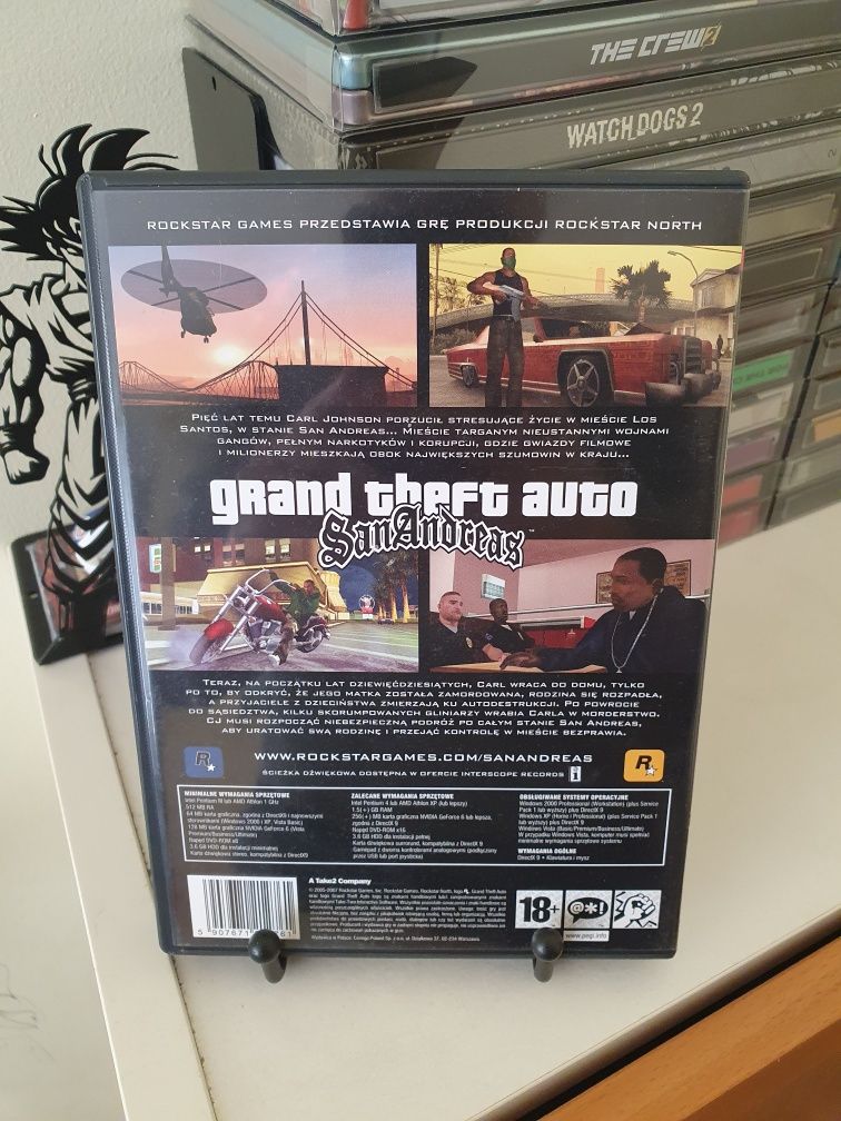 Grand Theft Auto: San Andreas / PC DVD / Wydanie PL!!! / Stan Dobry