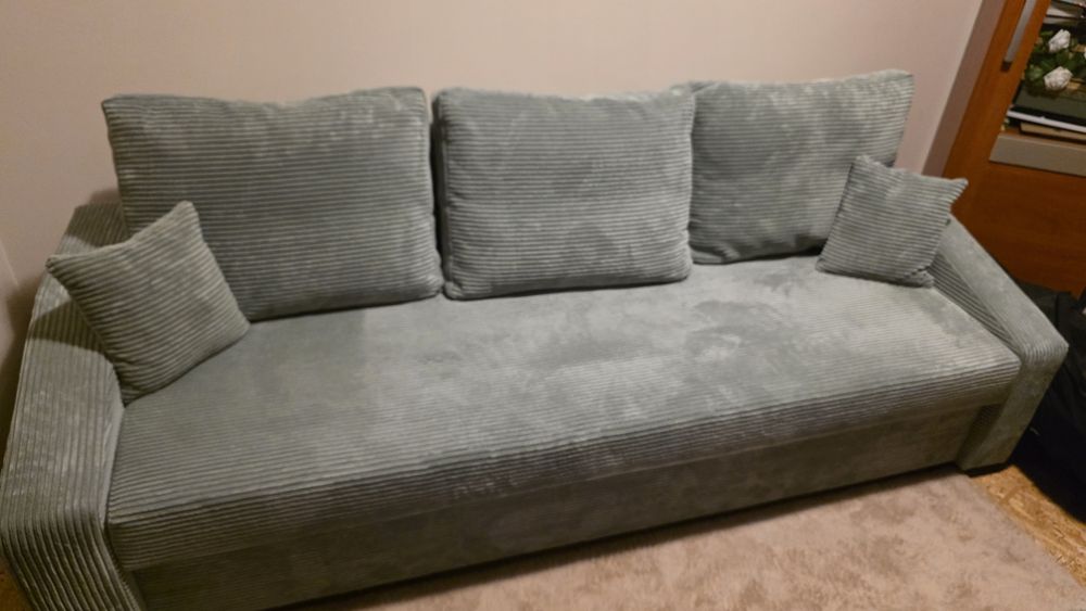Rezerwacja!!Łóżko, sofa rokładana z pojemnikiem na pościel Idealny st