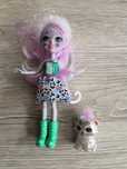 Mattel Enchantimals Lalka Sybill śnieżny Leopard GJX42