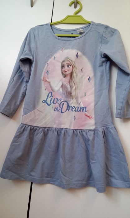 Sukienka H&M r.92/98 Elza Kraina lodu