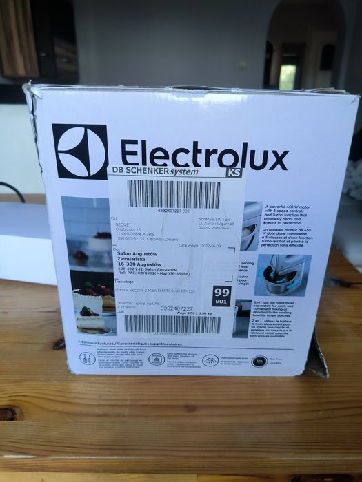 Mikser ręczny z miską Elektrolux ESM330