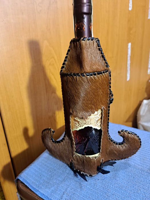 Чехол, Восточный  для напитков , бутылки, кожа, кожаный, сувенир