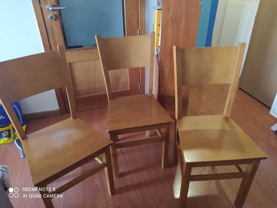 Mesa Cozinha Madeira com 4 cadeiras