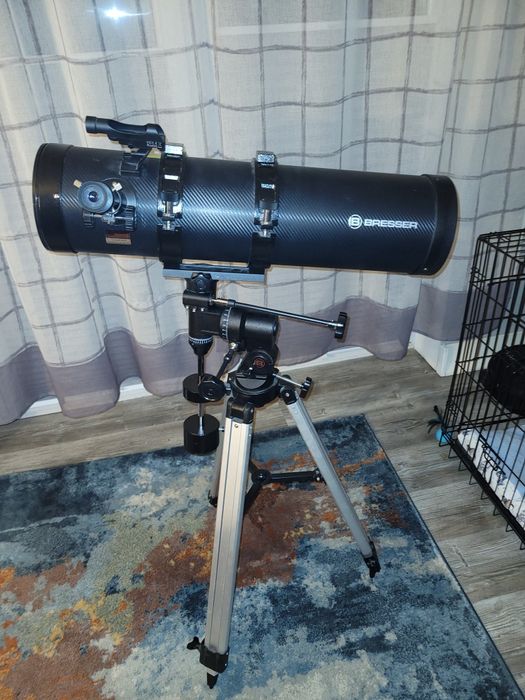 Teleskop reflektor Bresser 1400x150 stan jak nieużywany .
