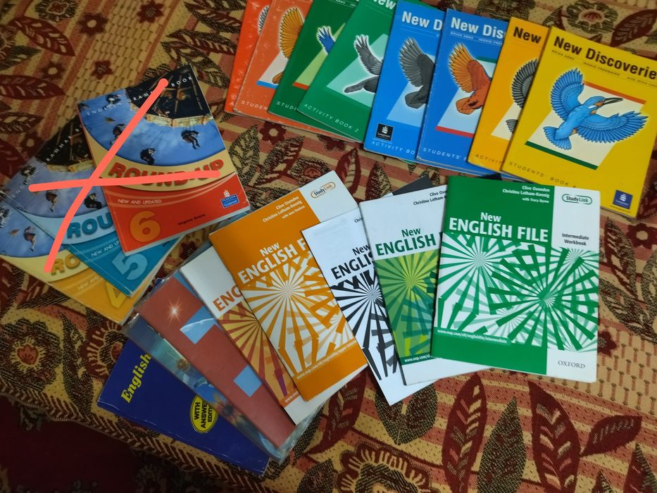 Робочі зошити та підручники для вивчення англійської мови, б/в