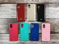 Etui Jelly Goospery do Samsung Galaxy A41 + Szkło Hartowane