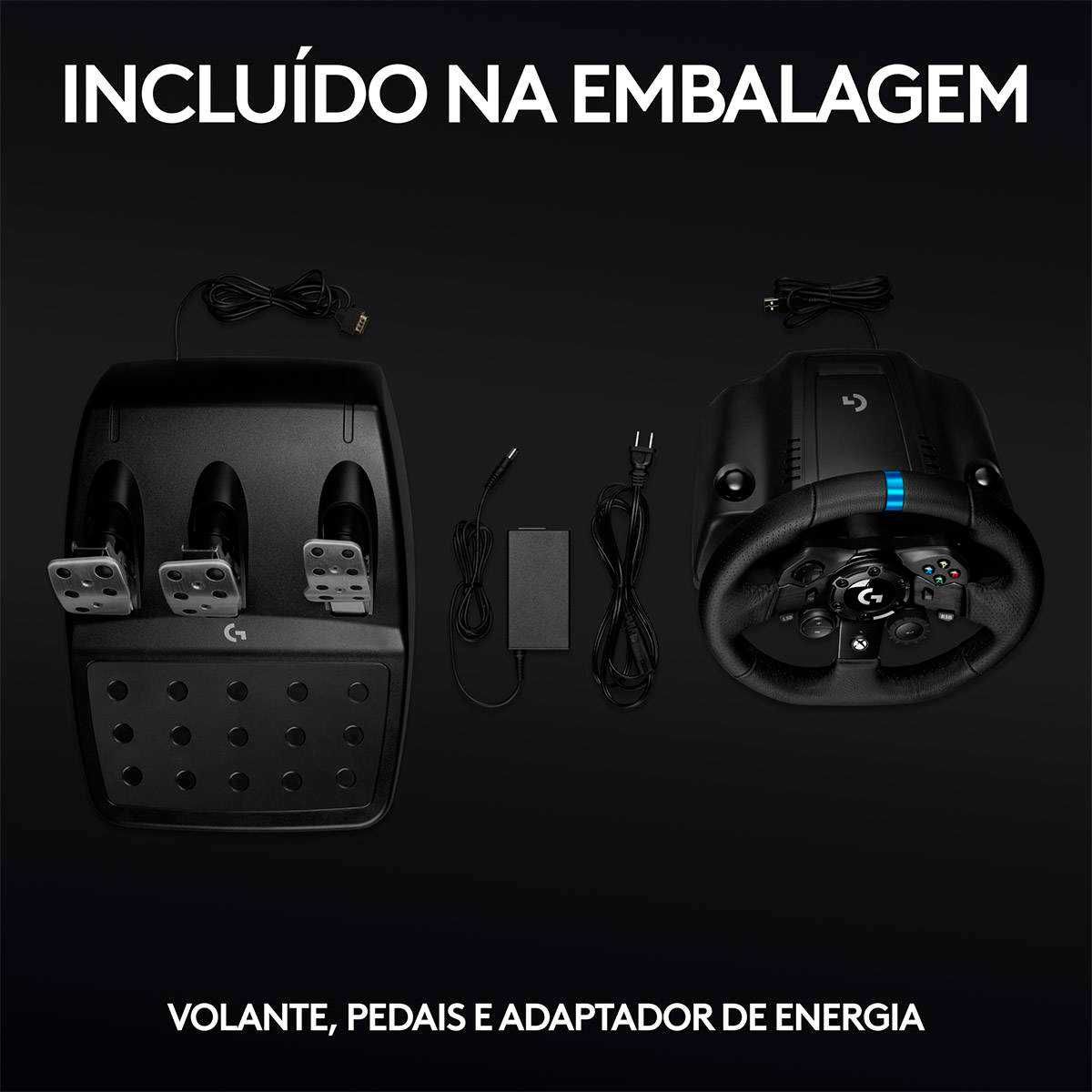 Volante Logitech G923 Xbox/PC como novo e garantia