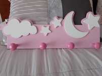 Cabide infantil rosa