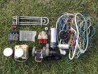 Części do pralki polar Luna typ PDE-385 filtr, hydrostat