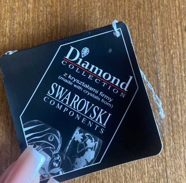 Хрустальная ваза "Diamond collection" с камнями SWAROVSKI