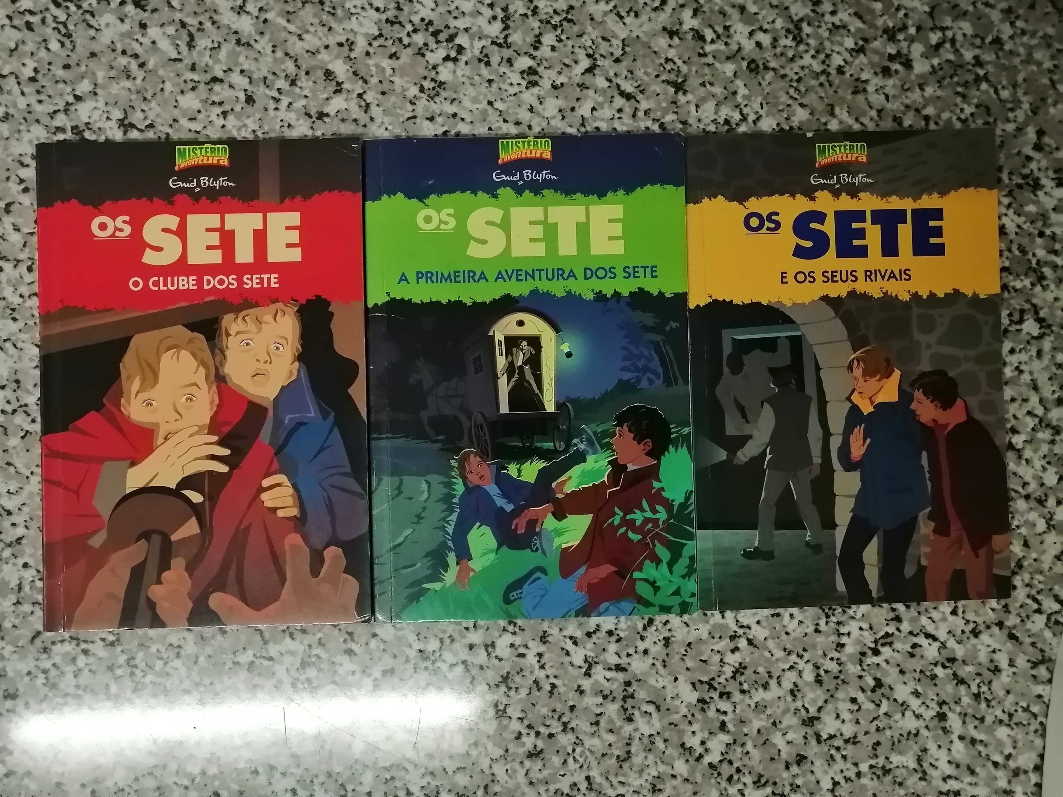 Livros juvenis da coleção Mistério e Aventura, Os sete