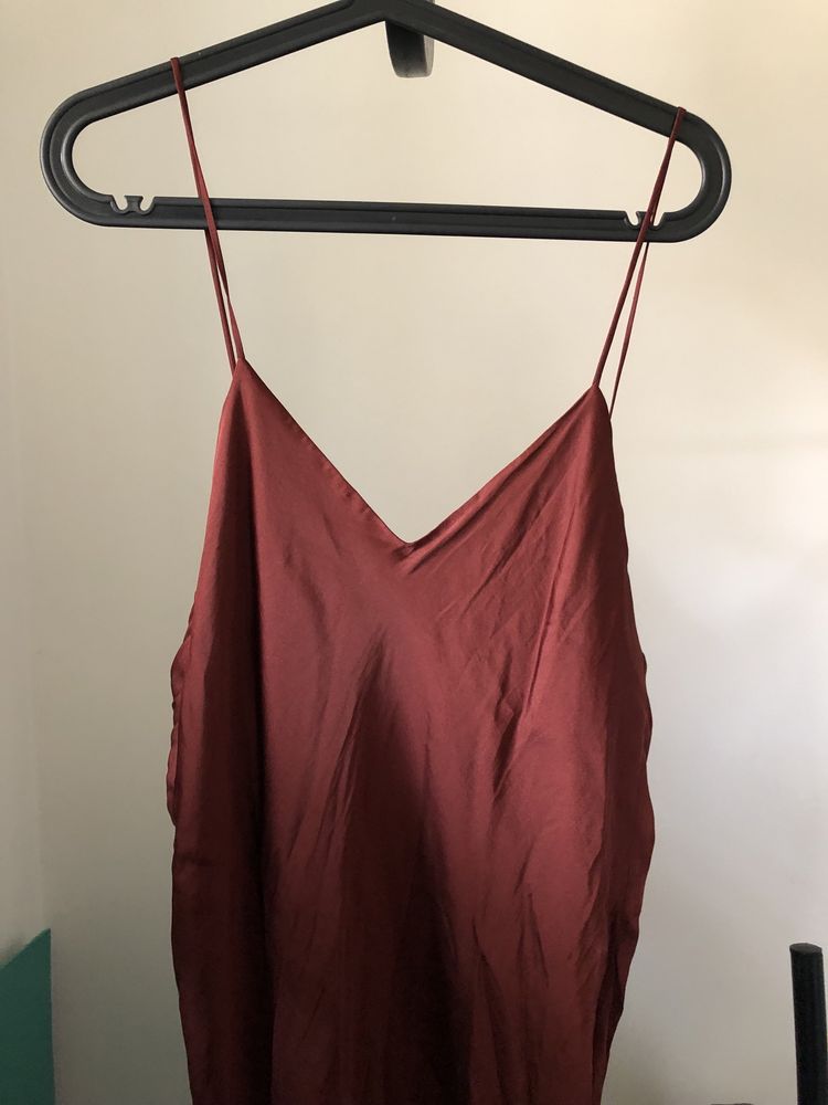Sukienka Banana Republic bordowa MIDI