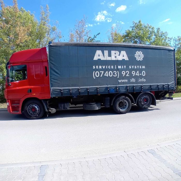 Daf CF 85 460 burtofiranka z windą