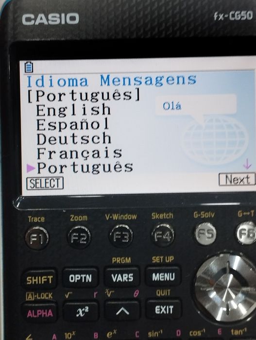 Calculadora Gráfica Casio fx-cg50 Python