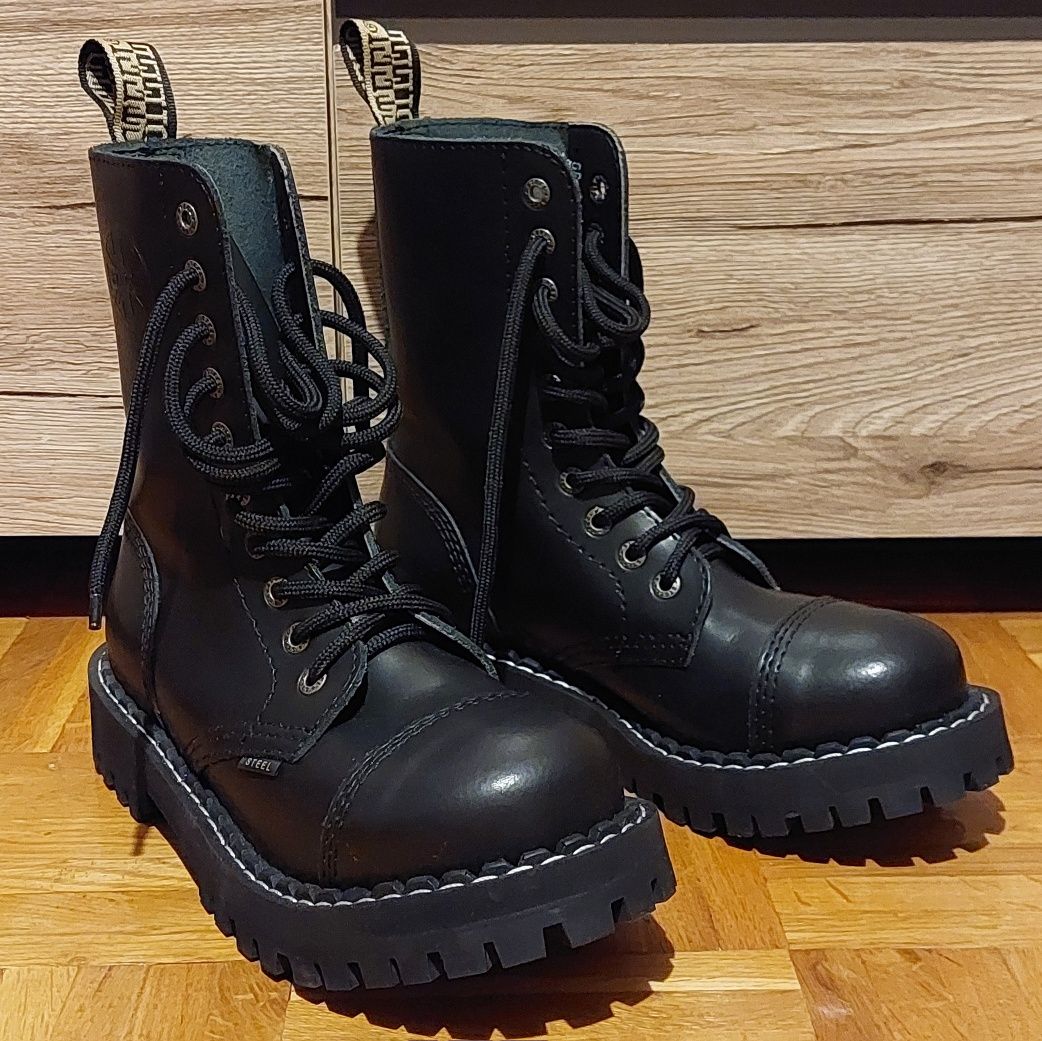Glany Steel - BLACK 10 dziurek