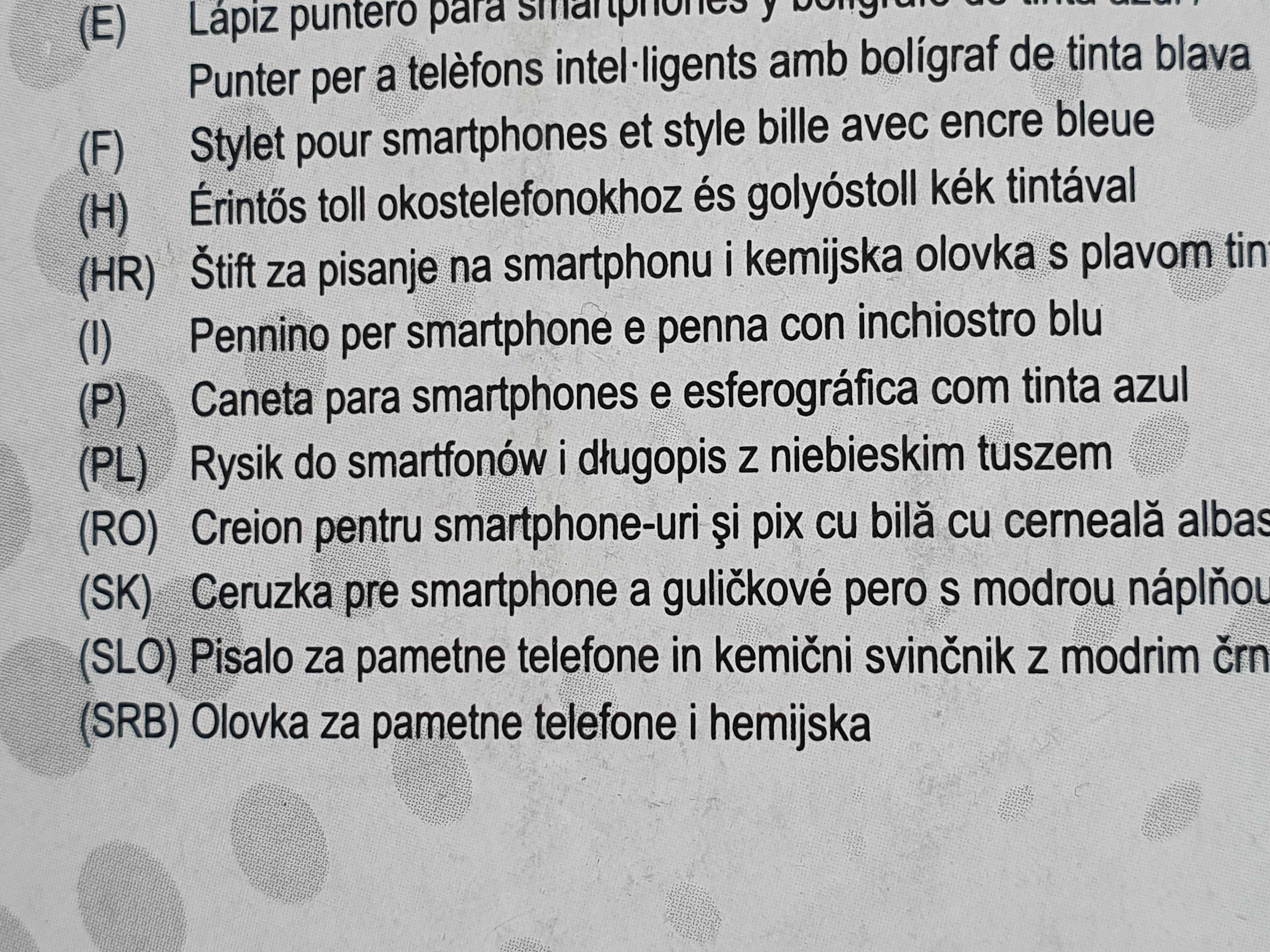 Długopis dotykowy 2 w 1 Rysik do smartfonów Touchpen OfficeLine Srebro