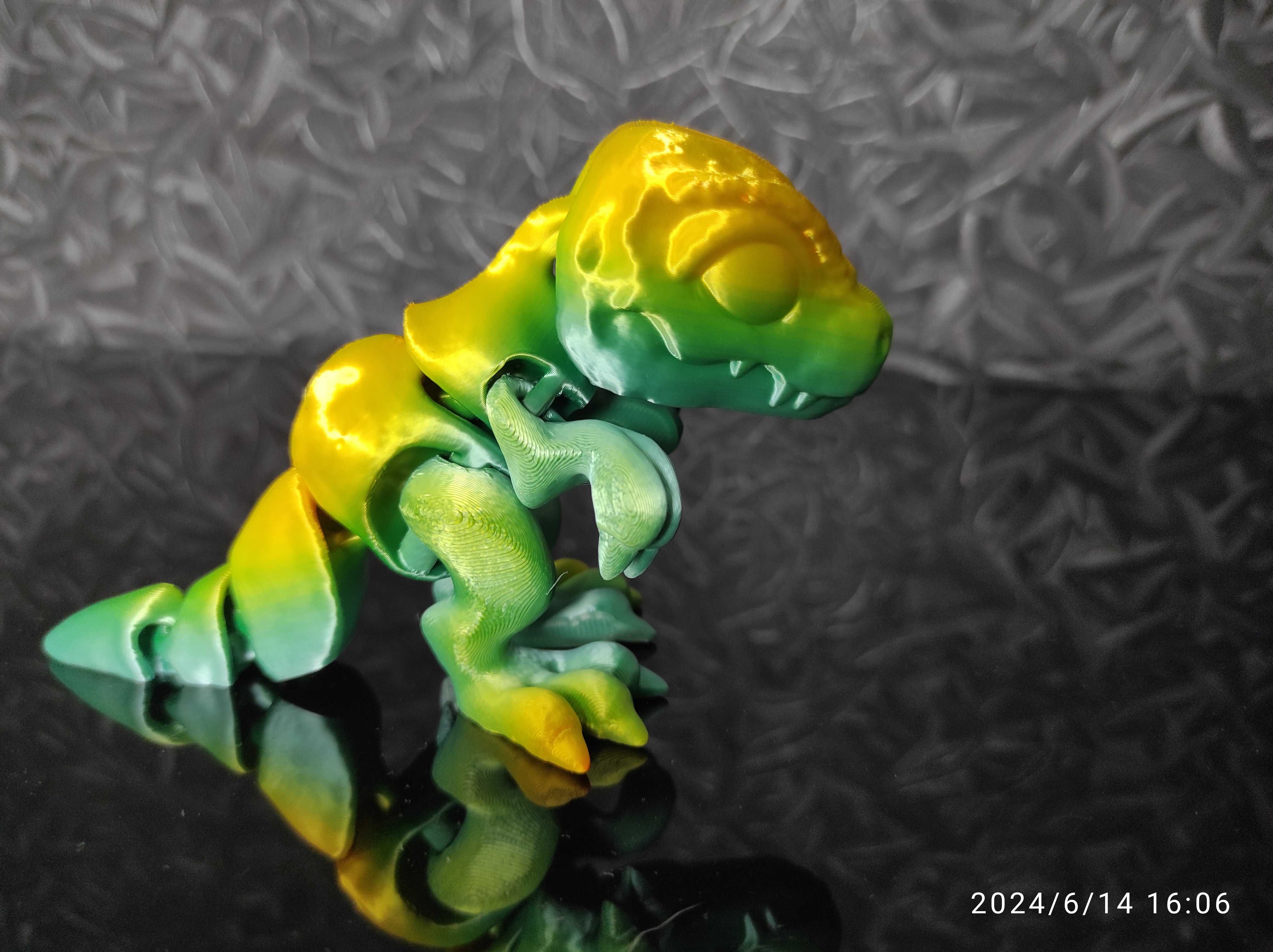 Mini T-REX, figurka, przegubowy - wydruk 3D