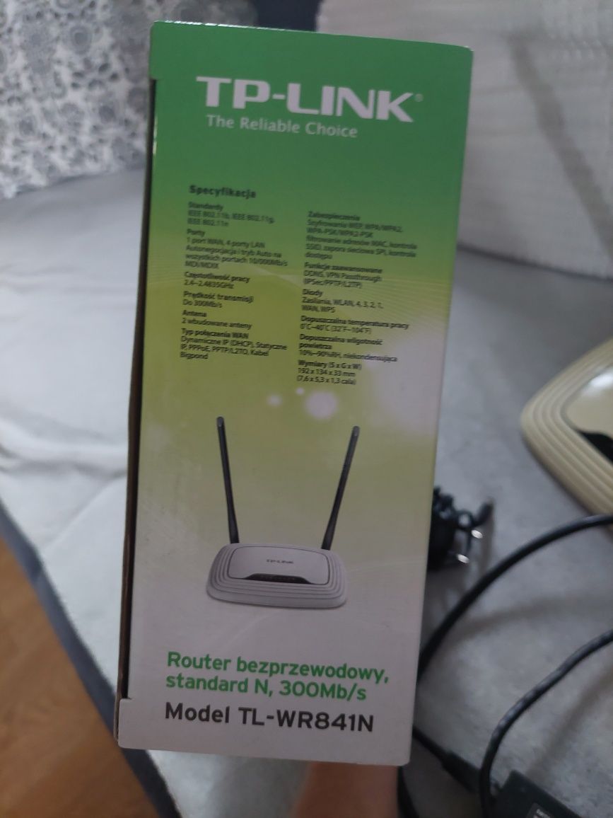 Router bezprzewodowy standard N, 300 Mb/s