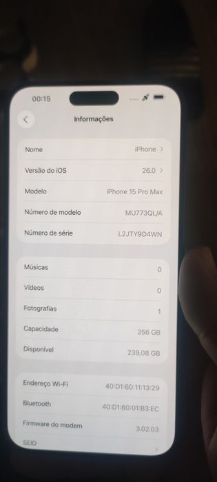 iPhone 15 pro max 256GB
