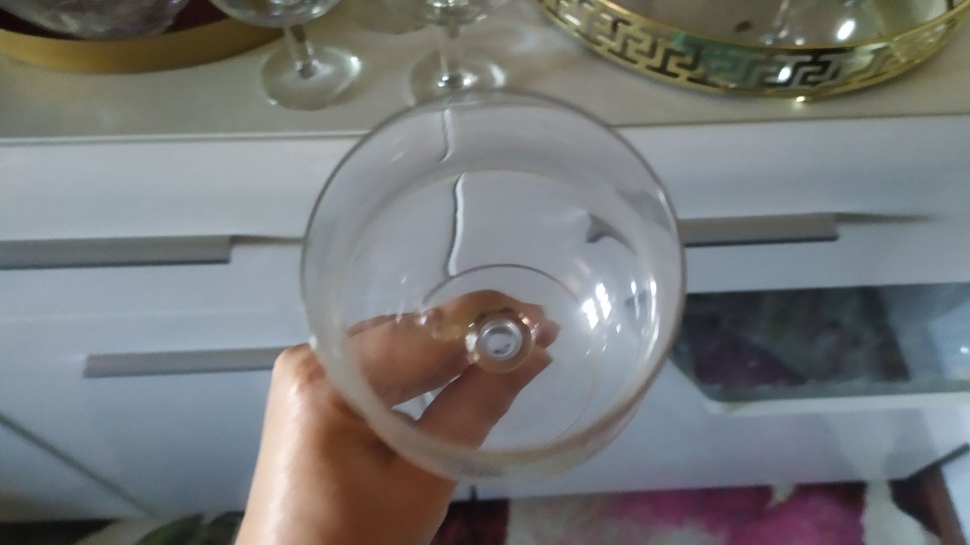 Conjunto de 6 copos cristal d'arques