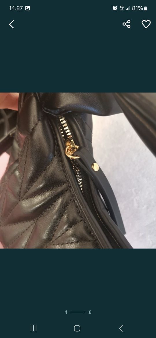 Napis miu miu torebka czarna damska hit