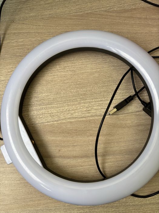 Кільцева світодіодна Led лампа 25см діаметр три режими