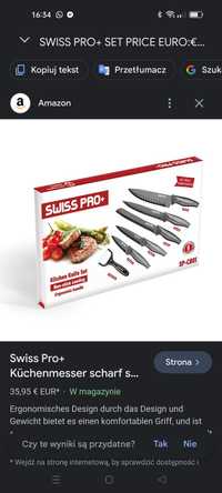 Zestaw noży Swiss Pro