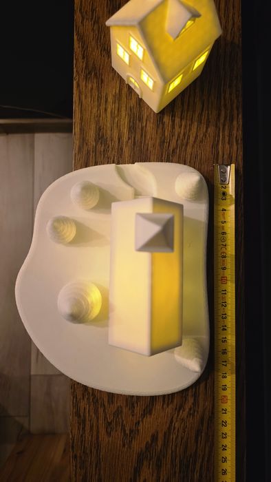 Dekoracja lampiony kościół