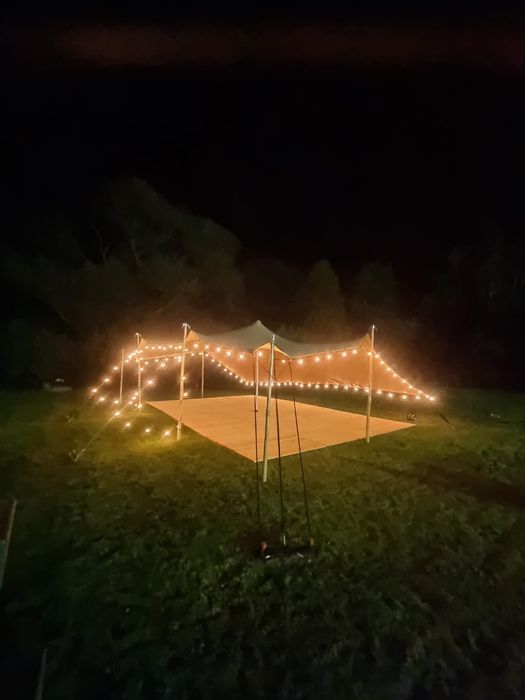 Sprzedam zestaw dwuch namiotów stretch z podłogą.