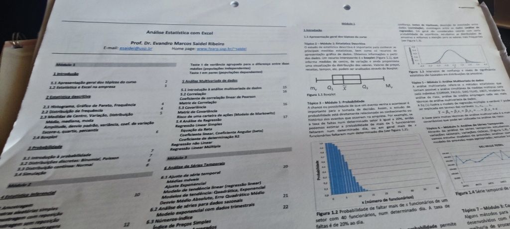 Compêndios diversos de estatística