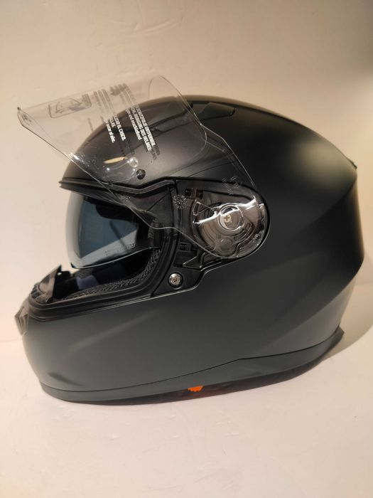 Conjunto casaco jaqueta com proteções capacete mota scooter novo