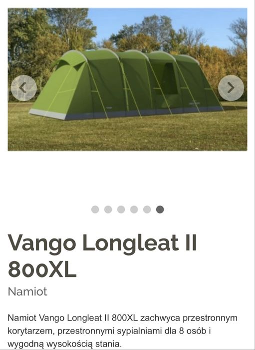 Namiot Vango Longleat 800 XL, na 8 osób