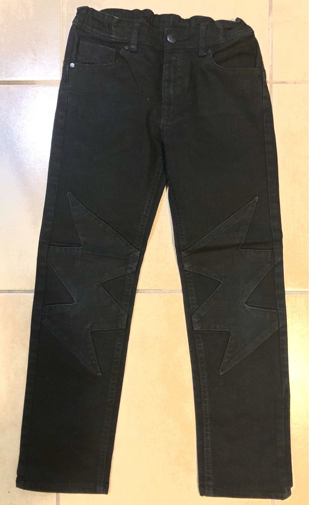 Spodnie czarne jeans H&M rozm. 134