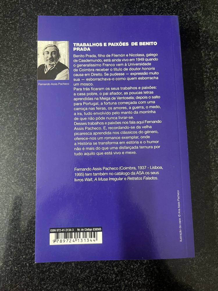 Livro “Trabalhos e paixões de Benito Prata”