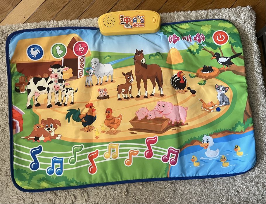 Коврик файна ферма, розвиваючий килимок