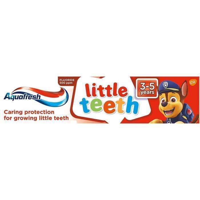 Aquafresh Little Teeth Pasta Do Zębów Psi Patrol 50Ml (P1)