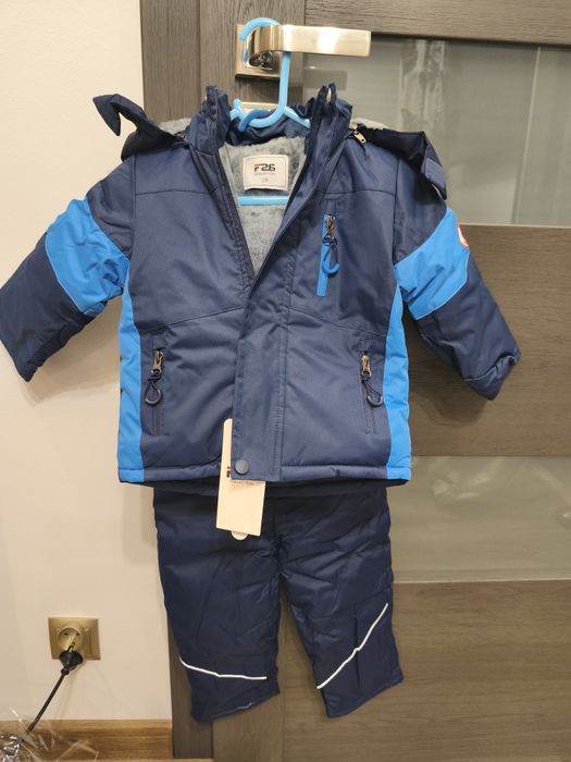 Nowy zimowy kombinezon chłopięcy rozm. 86/92