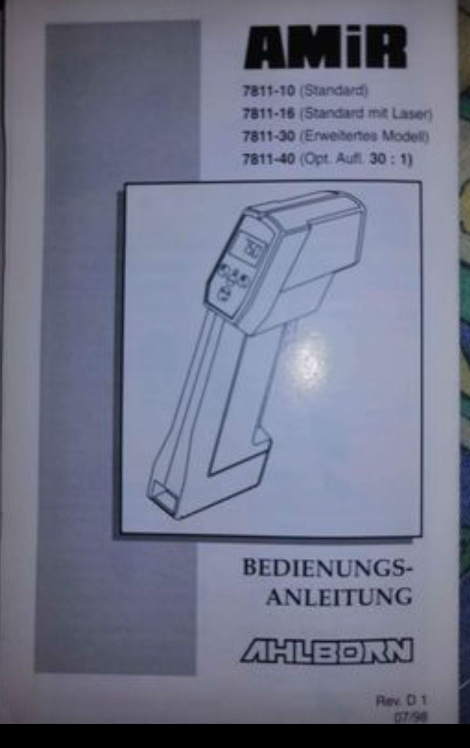 Medidor temperatura com caixa