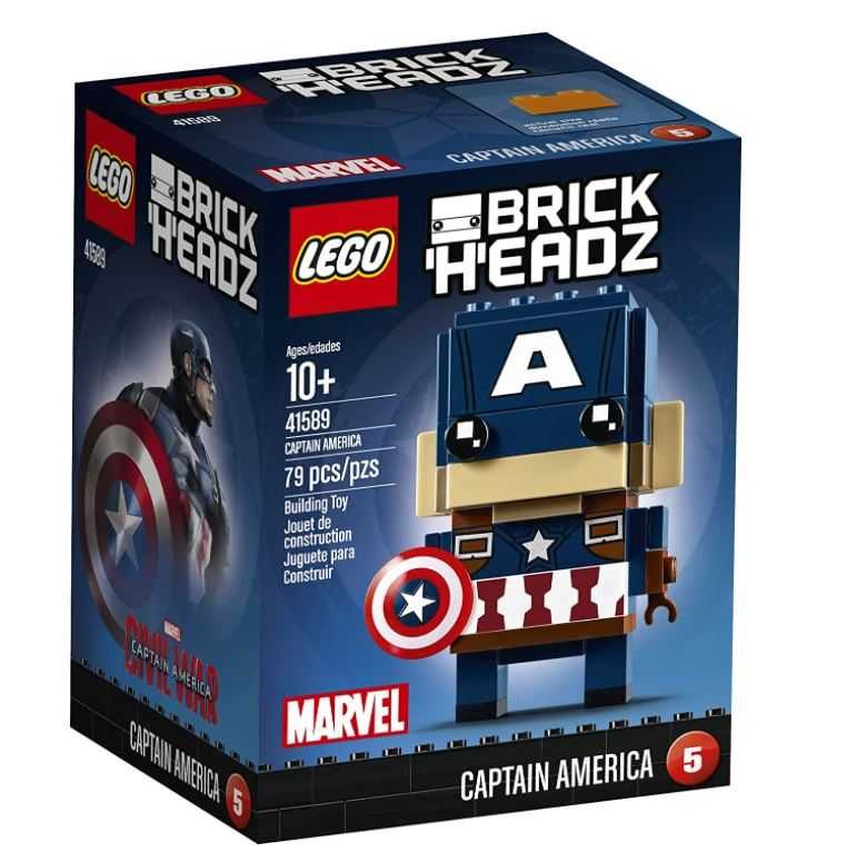 LEGO BrickHeadz 41589 Kapitan Ameryka / Captain America