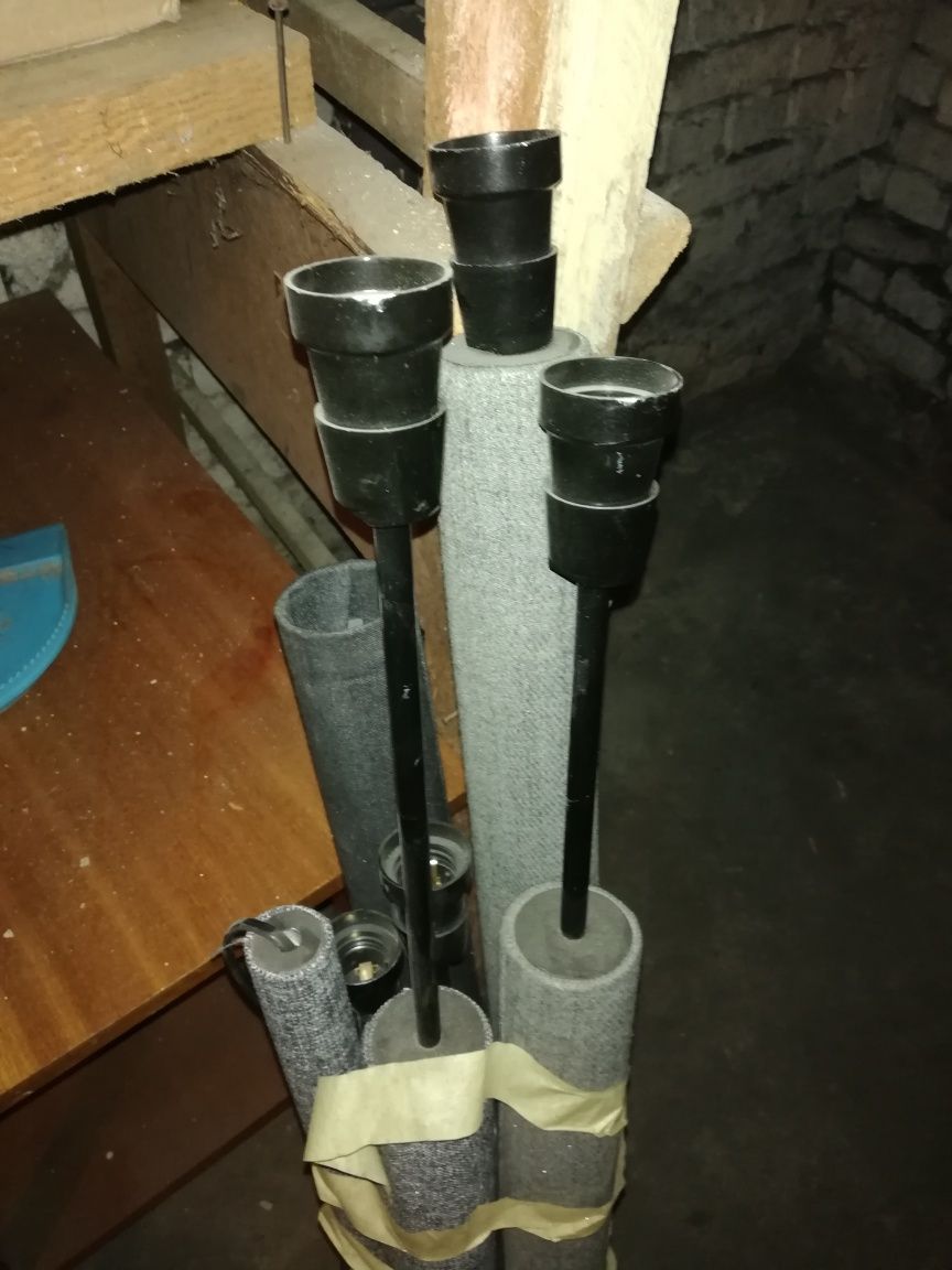 Lampa loft z wtyczkami i oprawkami