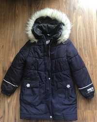 Продам зимнее пальто Lenne на девочку размер 122