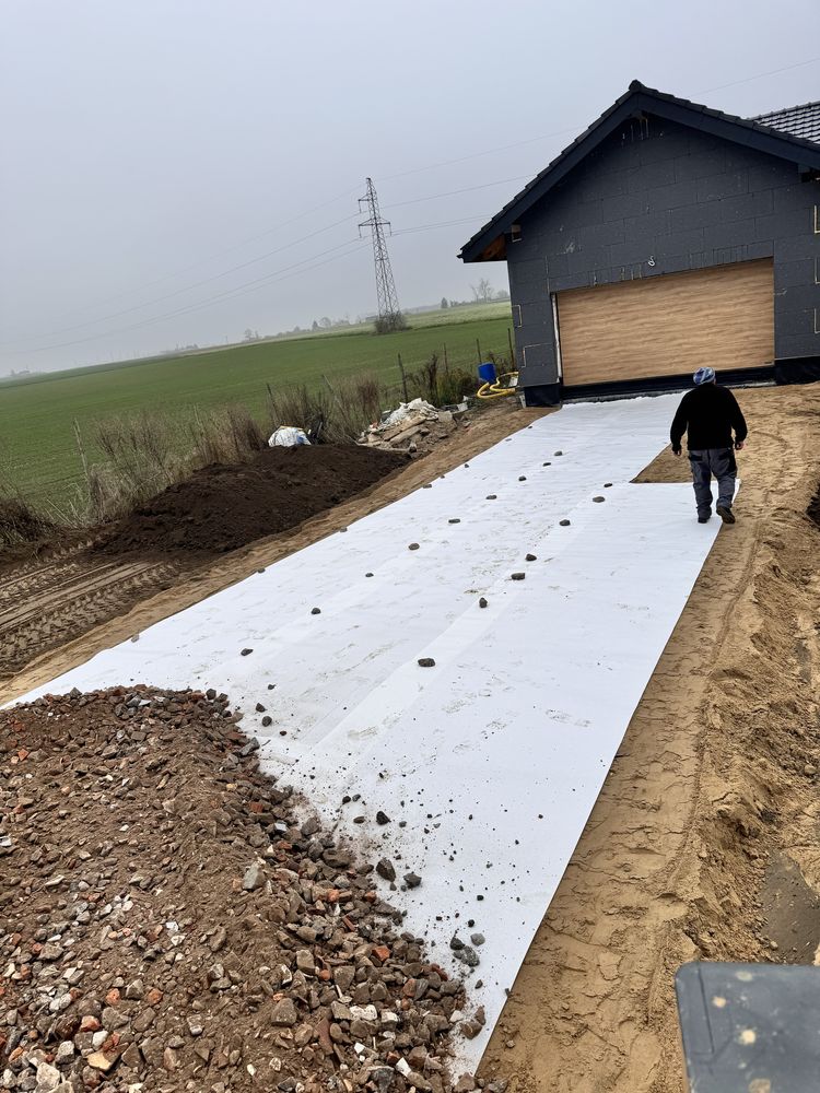 Transport czteroośką 20 ton Prace ziemne kruszywa, piasek żwir,