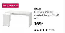 Secretária Malm Ikea