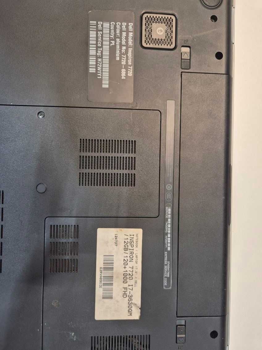 Laptop Dell Inspirion 7720 - rozmiar 17,3