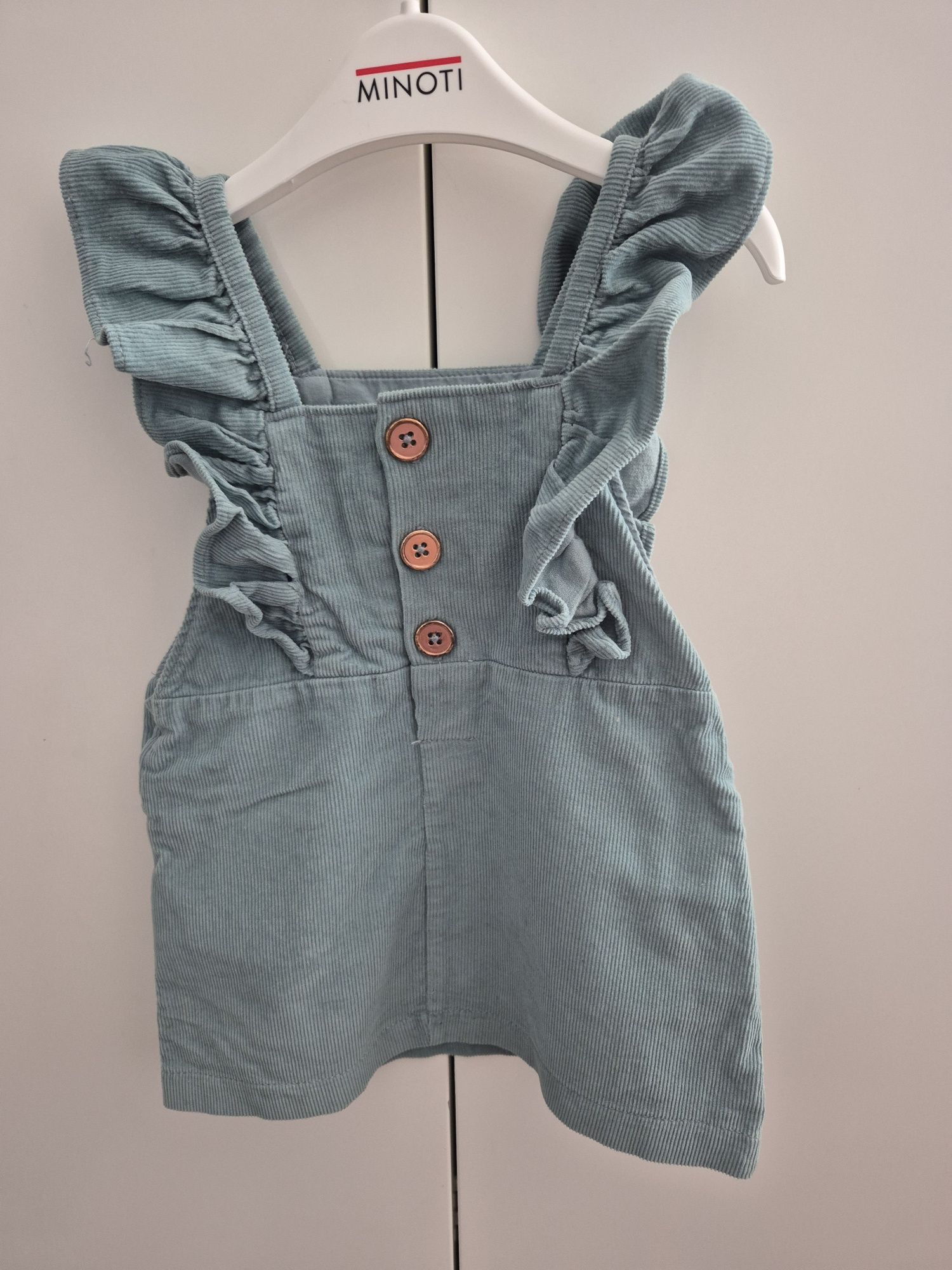 Sukienka sarafan sztruks zielony COOL CLUB r. 80