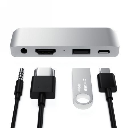 Satechi Aluminium Mobile Pro Hub - Hub Do Urządzeń Mobilnych Usb-C